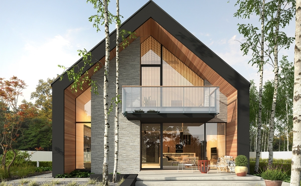 Nowoczesny projekt domu Idealny 1A