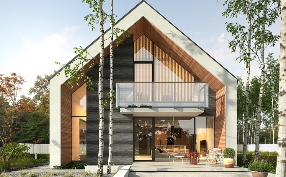 Nowoczesny projekt domu Idealny 1A