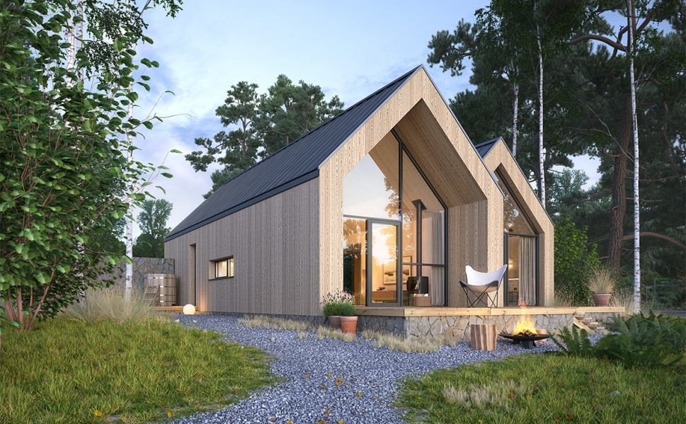 Nowoczesny projekt domu Nordic Duo