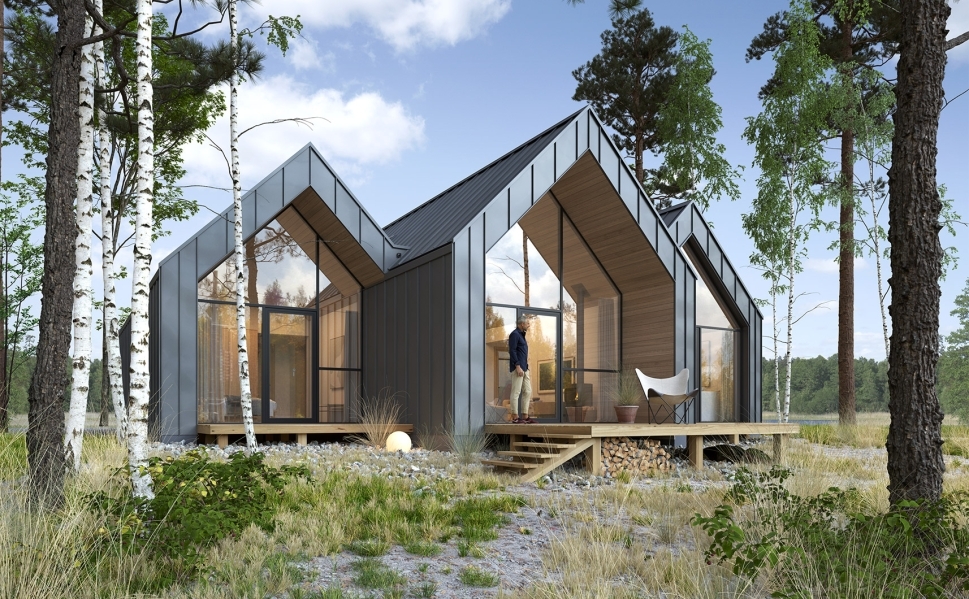 Nowoczesny projekt domu Nordic Trio