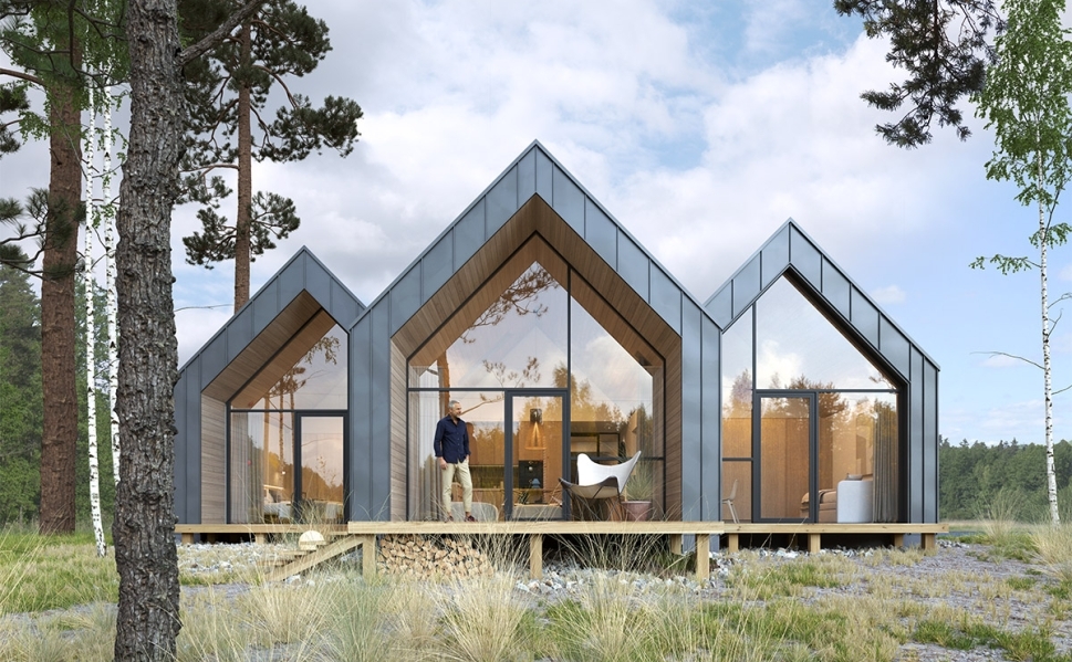 Nowoczesny projekt domu Nordic Trio