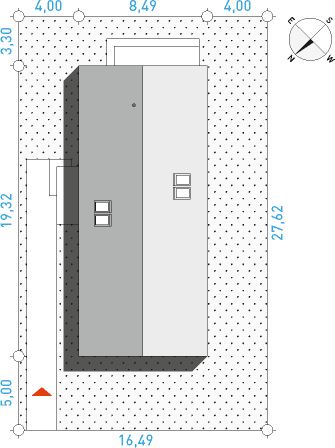 Beztroski 1 - Działka / Nasłonecznienie