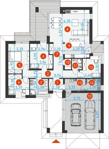 Dobry 3 - Rzut parteru