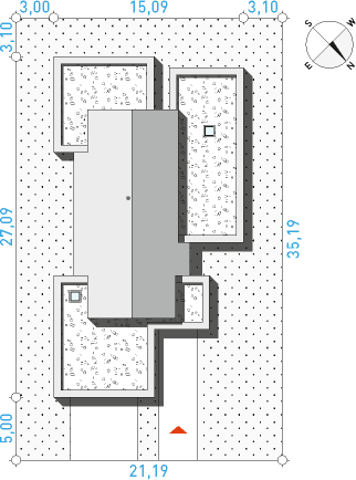 Dom Harmonii 1 - Działka / Nasłonecznienie