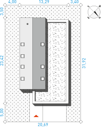 Efektowny 1 - Działka / Nasłonecznienie