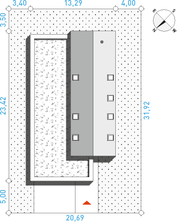 Efektowny 1 - Działka / Nasłonecznienie