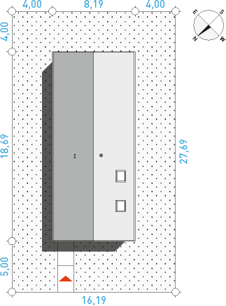 Ekonomiczny 2 - Działka / Nasłonecznienie
