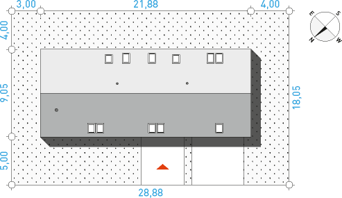 Idealny 1A - Działka / Nasłonecznienie