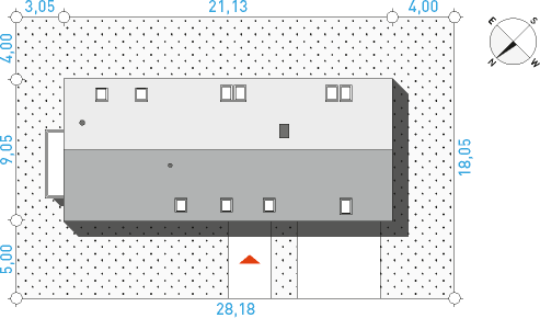 Idealny 2 - Działka / Nasłonecznienie