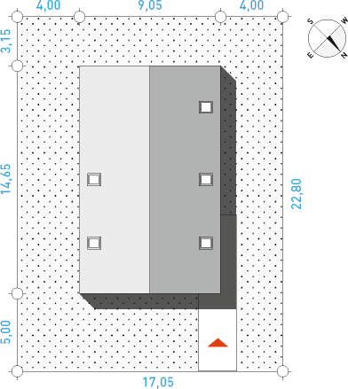 Idealny M1 - Działka / Nasłonecznienie
