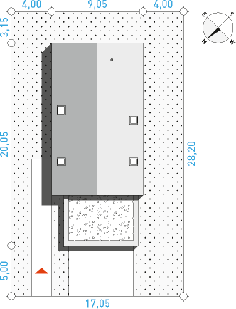 Idealny M3 - Działka / Nasłonecznienie