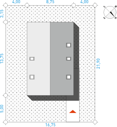 Idealny S1 - Działka / Nasłonecznienie