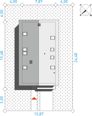 Miły 1 - Działka / Nasłonecznienie