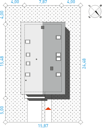 Miły 1 - Działka / Nasłonecznienie