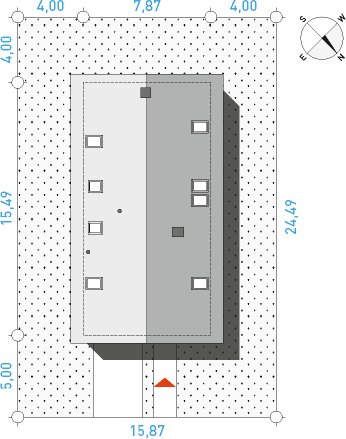 Miły 1A - Działka / Nasłonecznienie