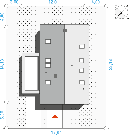 Miły 3 - Działka / Nasłonecznienie