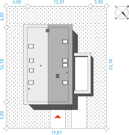 Miły 3 - Działka / Nasłonecznienie