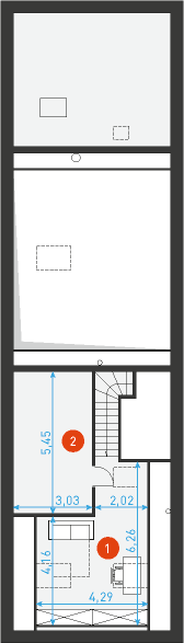 Naturalny 1 - Rzut poddasza