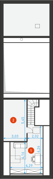 Naturalny 1A - Rzut poddasza
