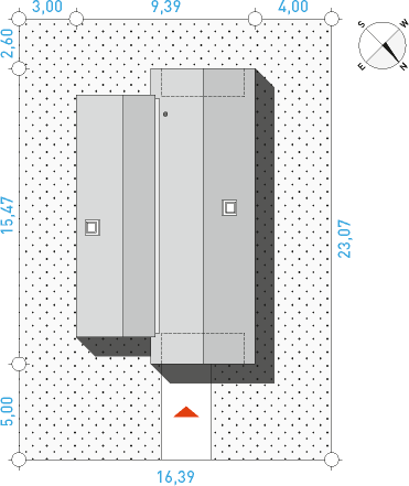 Nordic Duo M - Działka / Nasłonecznienie
