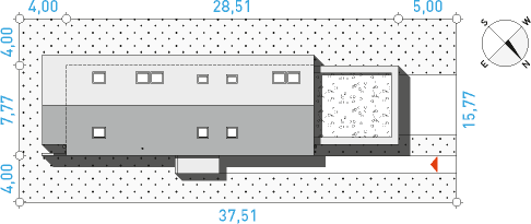 Odważny 1 - Działka / Nasłonecznienie
