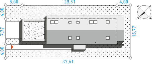 Odważny 1 - Działka / Nasłonecznienie