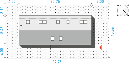 Odważny 2 - Działka / Nasłonecznienie