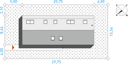 Odważny 2 - Działka / Nasłonecznienie