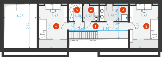 Odważny 2 - Rzut poddasza