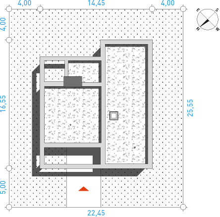 Parterowy 2 - Działka / Nasłonecznienie