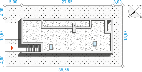 Parterowy 3 - Działka / Nasłonecznienie