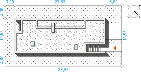 Parterowy 3 - Działka / Nasłonecznienie