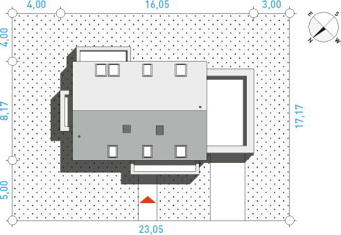 Przytulny 2 - Działka / Nasłonecznienie
