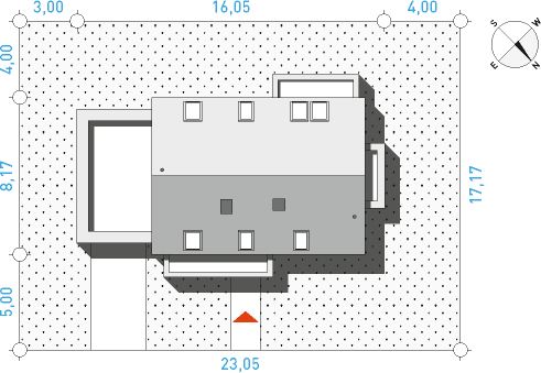 Przytulny 2 - Działka / Nasłonecznienie