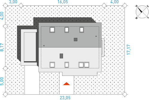 Przytulny 4A - Działka / Nasłonecznienie