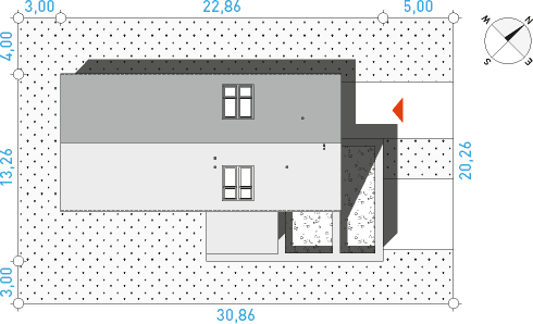 Rodzinny 2 - Działka / Nasłonecznienie