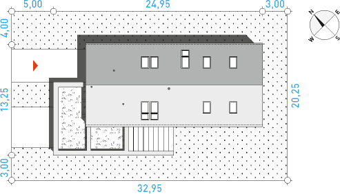 Rodzinny 4 - Działka / Nasłonecznienie