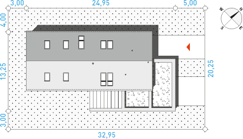 Rodzinny 4 - Działka / Nasłonecznienie