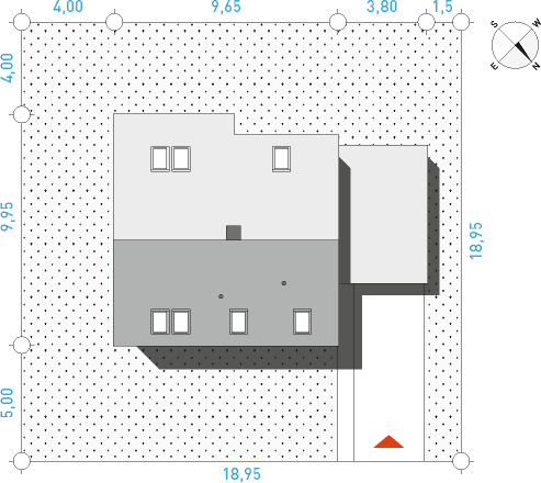 Rozważny 1 - Działka / Nasłonecznienie