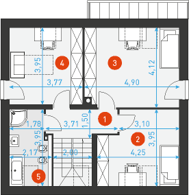 Rozważny 1 - Rzut poddasza