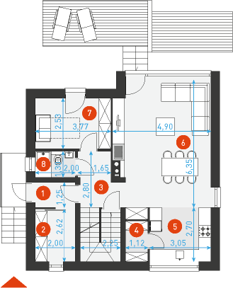 Rozważny 2 - Rzut parteru