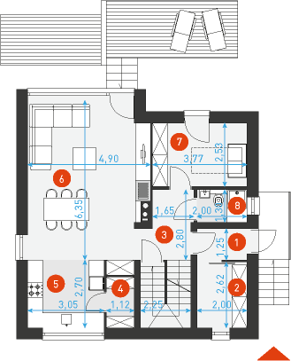 Rozważny 2 - Rzut parteru