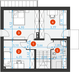 Rozważny 2 - Rzut poddasza