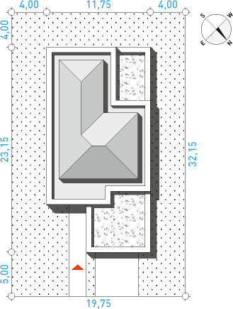 Willa Prestige 3 - Działka / Nasłonecznienie