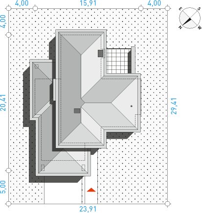 Wyjątkowy 3 - Działka / Nasłonecznienie