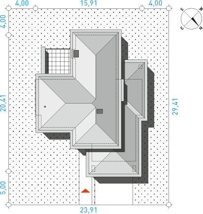 Wyjątkowy 3 - Działka / Nasłonecznienie