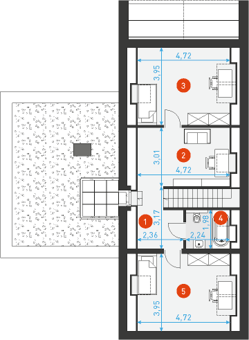 Z pomysłem 2 - Rzut poddasza