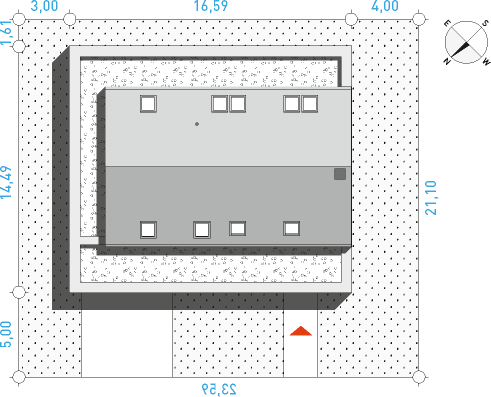 Z tarasem 1 - Działka / Nasłonecznienie