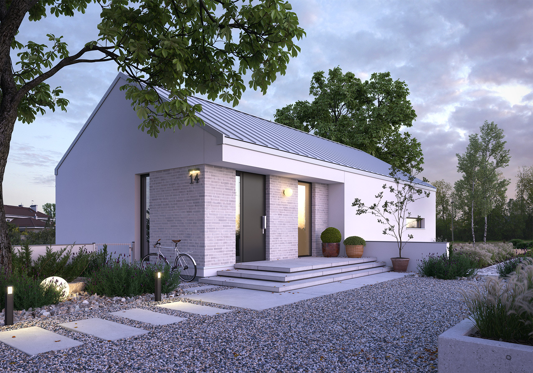 Projekty domów do 100 m² od Domy z wizją